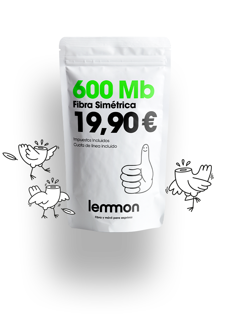 Tarifa Fibra 600MB